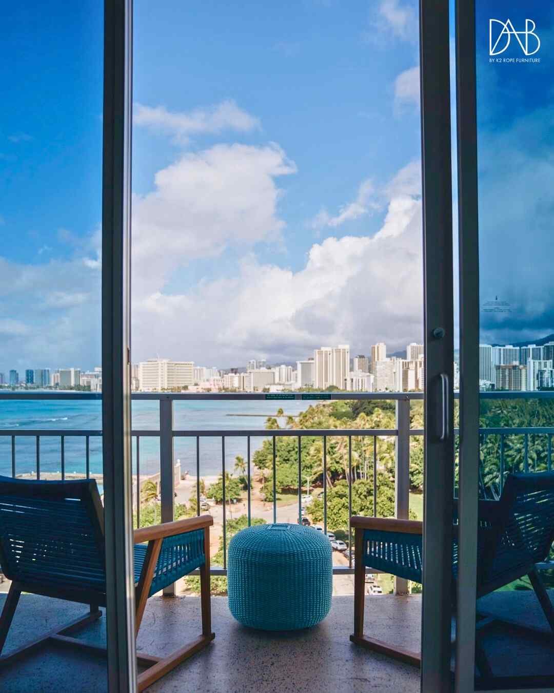 Durable resort furniture for high-traffic areas