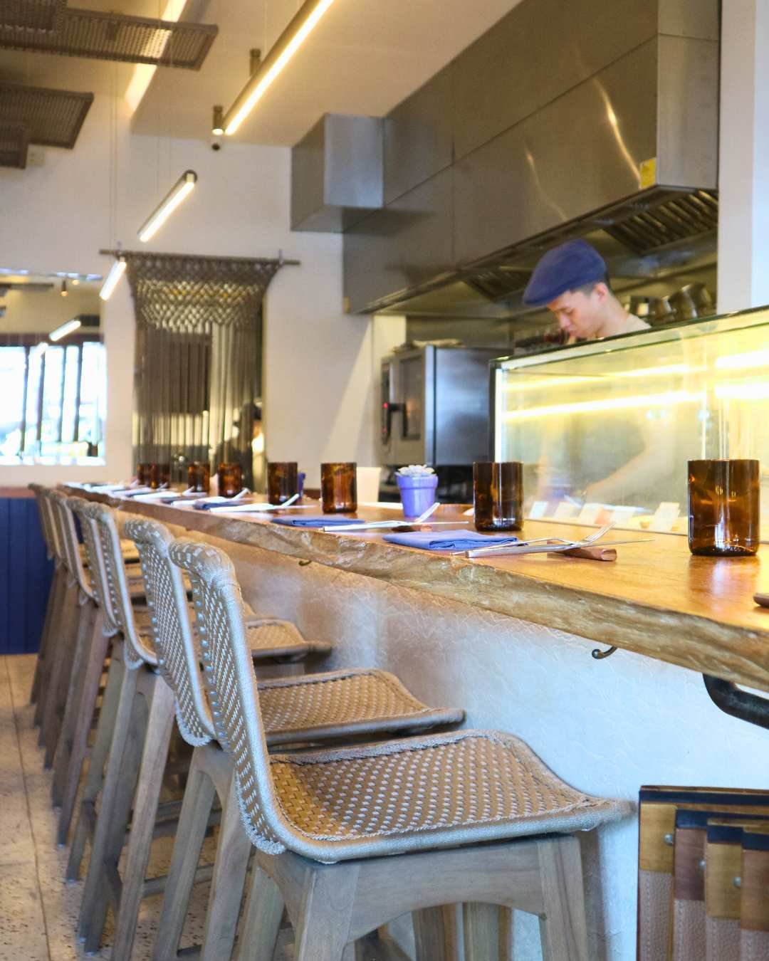 Sophisticated restaurant interior design, blending aesthetics and functionality.