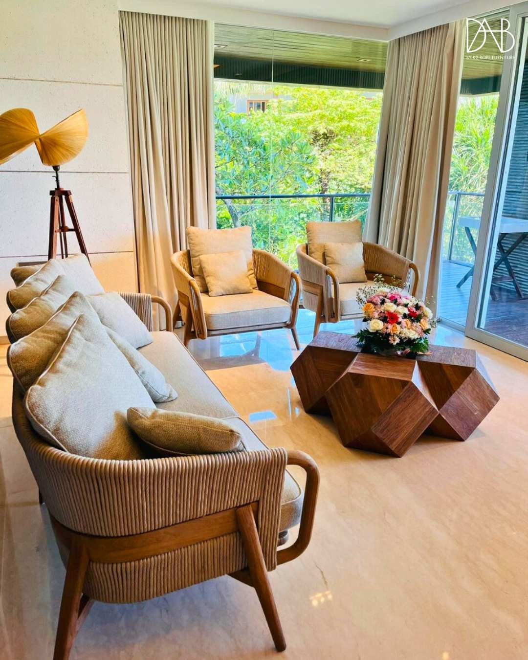 Luxurious villa sofas adding elegance and comfort to your living spaces.