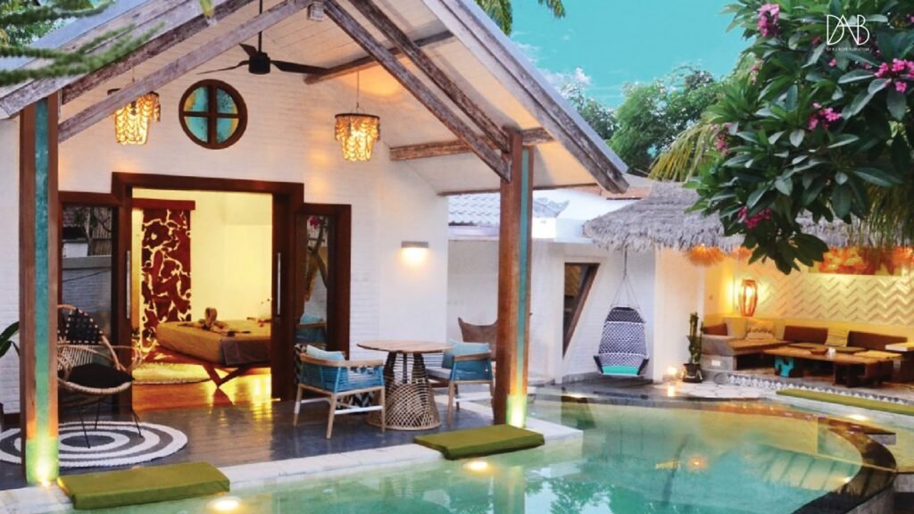 Modern Villa with modern furniture