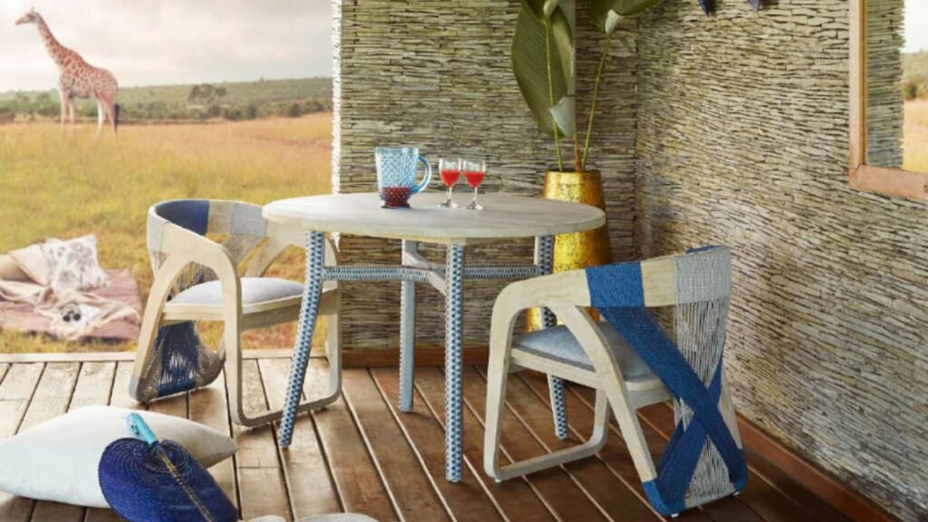 Rope Furniture Trend 2024: Stylish Indoor Chair Made from Natural Rope