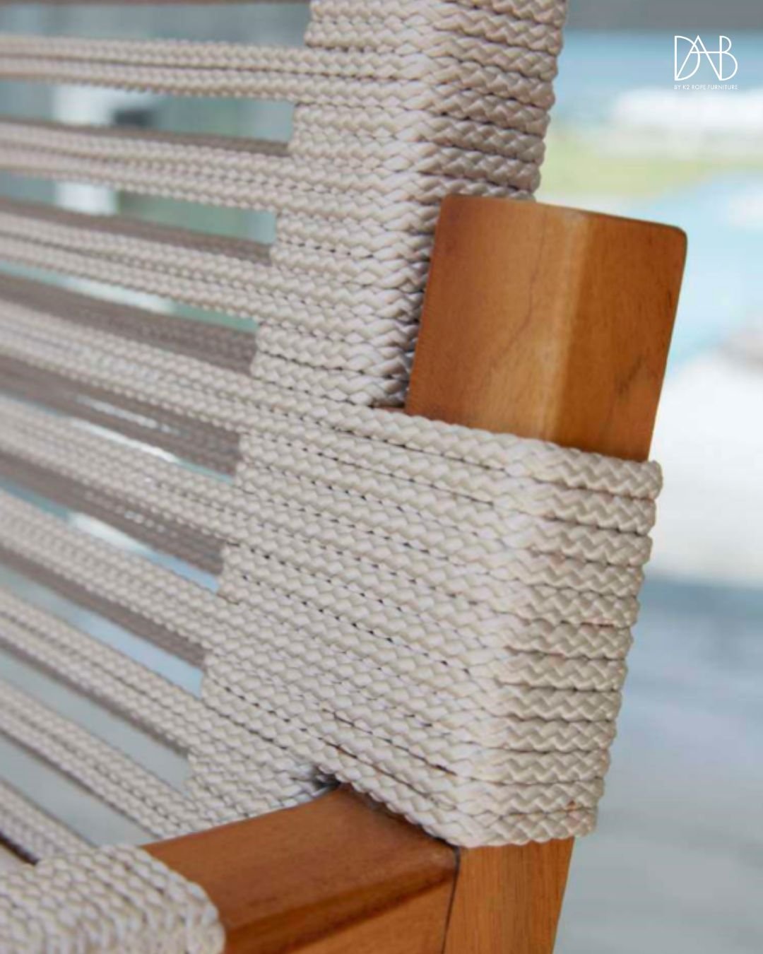Elegant rope furniture set from DAB Furniture rope furniture manufacturer