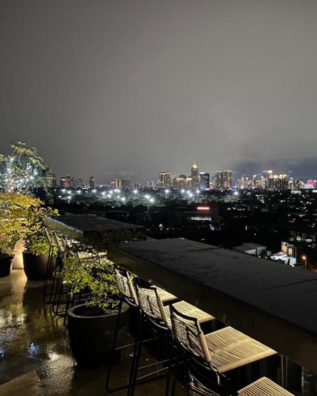 Outdoor lounge area featuring Sheraton Seminyak furniture